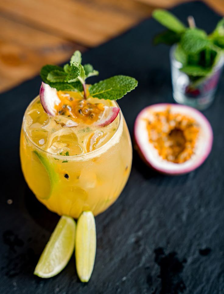 Bartender preparing a cachaça cocktail