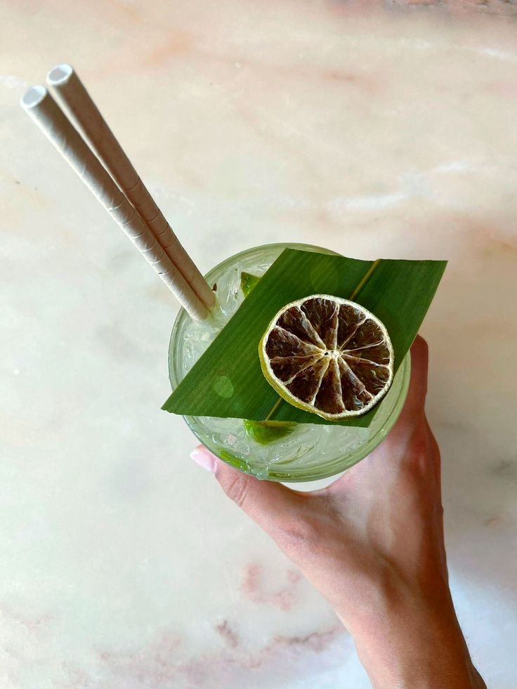 Cachaça cocktail served at an event